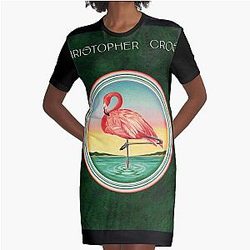 Christopher cross cover Graphic T-Shirt Dress