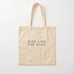 Ride like the wind Christopher Cross Cotton Tote Bag