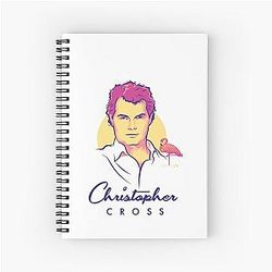 Christopher Cross Spiral Notebook