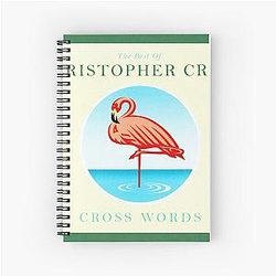 Cross words very best of christopher cross Spiral Notebook