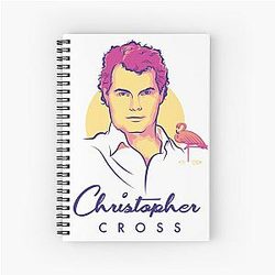 Christopher Cross Spiral Notebook