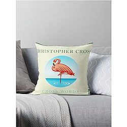 Cross words very best of christopher cross Throw Pillow