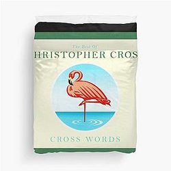Cross words very best of christopher cross Duvet Cover