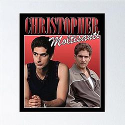 Christopher Moltisanti Retro Sopranos Poster