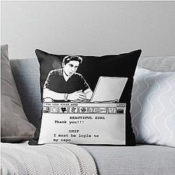 Christopher Moltisanti Tortured Artist Throw Pillow