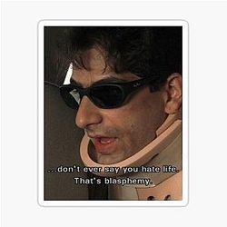 Christopher Moltisanti is Blasphemy Sticker
