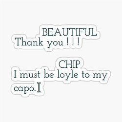 Christopher Moltisanti Screenplay Sticker