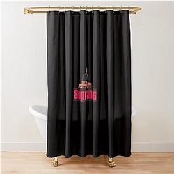 Sopranos - Christopher Moltisanti T Shirt Shower Curtain