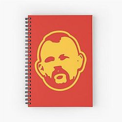 Chuck Liddell Red Spiral Notebook