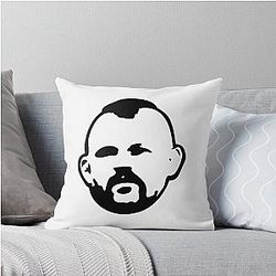 Chuck Liddell Black Throw Pillow