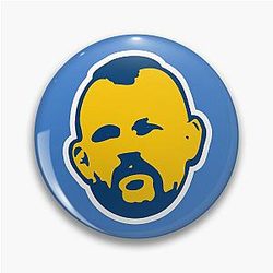 Chuck Liddell Blue Pin