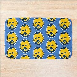 Chuck Liddell Blue Bath Mat