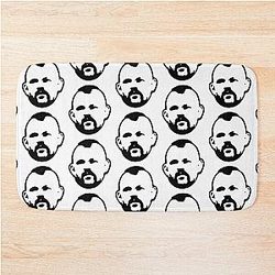 Chuck Liddell Black Bath Mat
