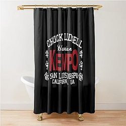 Chuck Liddell Hawaiian Kempo Roots Shower Curtain
