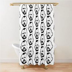 Chuck Liddell Black Shower Curtain