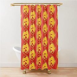 Chuck Liddell Yellow Shower Curtain