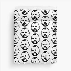 Chuck Liddell Black Duvet Cover