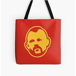 Chuck Liddell, Yellow Print Tote Bag