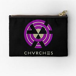 Silhouette of Samuraichvches Zipper Pouch