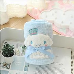 Cinnamoroll Plush Coral Fleece Roll Blanket