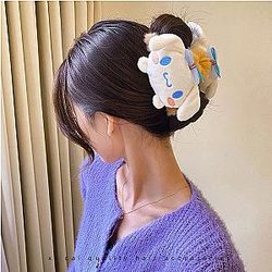 Cinnamoroll Plush Ponytail Shark Hair Claw Clip