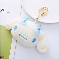 Cinnamoroll Plush Blue Bow Tie Doll Keychain