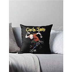  circle jerks Throw Pillow
