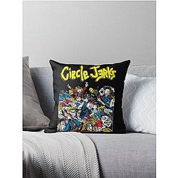  circle jerks Throw Pillow