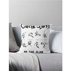 Circle Jerks Do the Slam Throw Pillow
