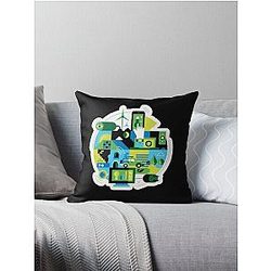 circle jerks Throw Pillow