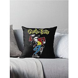 Circle Jerks Throw Pillow