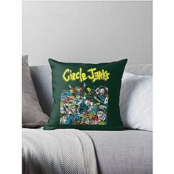 Circle Jerks  Throw Pillow