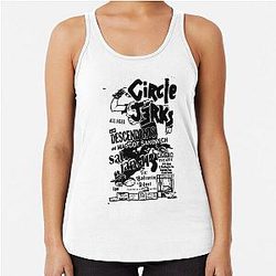 Circle Jerks  Racerback Tank Top