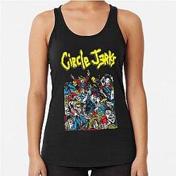 Circle Jerks  Racerback Tank Top