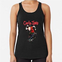 Circle Jerks Skank Man Racerback Tank Top