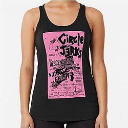Circle Jerks Punk Grunge Metal Concert Poster Racerback Tank Top