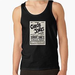 Hard-core Punk Show Flier - Circle Jerks - 1980s Tank Top