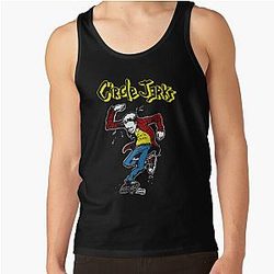 Boys Girls Team Circle Jerks First Day Tour Design Tank Top