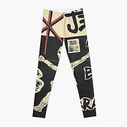 Circle Jerks Punk Show Flyer with Dead Kennedys and Bad Brains Leggings