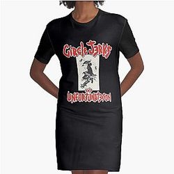 CIRCLE JERKS - BAND Graphic T-Shirt Dress