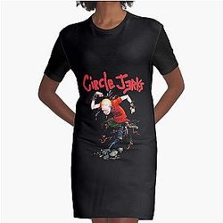 Circle Jerks Skank Man Graphic T-Shirt Dress