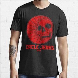red skull circle jerks vintage vibes Essential T-Shirt