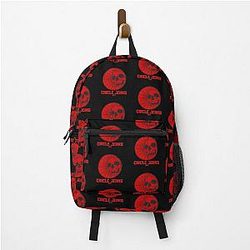 red skull circle jerks vintage vibes Backpack