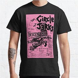 Circle Jerks Punk Grunge Metal Concert Poster Classic T-Shirt