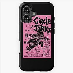 Circle Jerks Punk Grunge Metal Concert Poster iPhone Tough Case