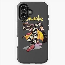 Hamburglar - Circle Jerks logo style iPhone Tough Case