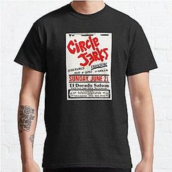 Hard-core Punk Show Flier - Circle Jerks - El Dorado Saloon 1980s Classic T-Shirt