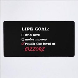 Life Goal Cizzorz Desk Mat