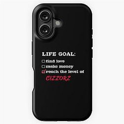Life Goals Cizzorz iPhone Case