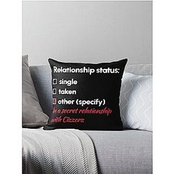 Cizzorz Relationship Throw Pillow